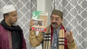 জ্যাকসন হাইটস এর মসজিদ নামিরাহ্’য় ইফতার অনুষ্ঠানে কাউন্সিলম্যান শেখর কৃষ্ণান ও আবু জাফর মাহমুদ