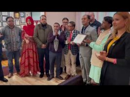 নিউইয়র্কের ব্রংকস কমিউনিটি সম্মাননা পেলেন ব্যারিস্টার সুমন এমপি