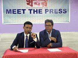 সাপ্তাহিক খবর এর প্রকাশনা নিয়ে প্রেস কনফারেন্স