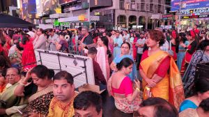 টাইমস স্কয়ারে উদযাপিত হলো শারদীয় দুর্গাপূজা