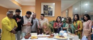 বিশিষ্ট কবি ও লেখক কাজল চক্রবর্তী ও আমেরিকান বিশ্ববিদ্যালয় অব কায়রোর প্রফেসর ডঃ শাহাজান ভুইয়া সংবর্ধিত