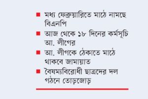 এ মাসেই তপ্ত হচ্ছে রাজনীতি! 