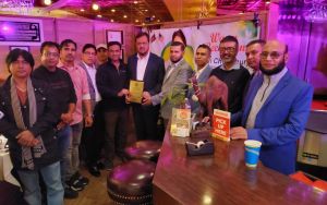 শিল্পী সেলিম চৌধুরীকে সংবর্ধনা দিল জালালাবাদ এসোসিয়েশন অব ক্যালিফোর্নিয়া