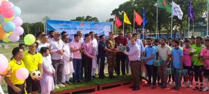 সেলিম ফাউন্ডেশনের আয়োজনে নীলফামারীতে জেলা প্রশাসক ফুটবল টুর্নামেন্ট