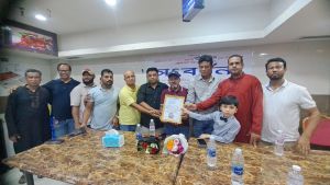 কুয়েতে সংবর্ধনা পেলেন যুক্তরাষ্ট্র প্রবাসী শাহিন আহমদ