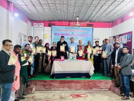 পদক্ষেপ গণপাঠাগারে ‘আলোর পদক্ষেপ’ প্রকাশনা ও পুরস্কার বিতরণ অনুষ্ঠান