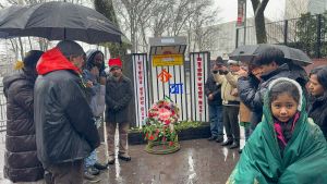 জাতিসংঘের সামনে ৩৫ বছর ধরে একুশ উদযাপন
