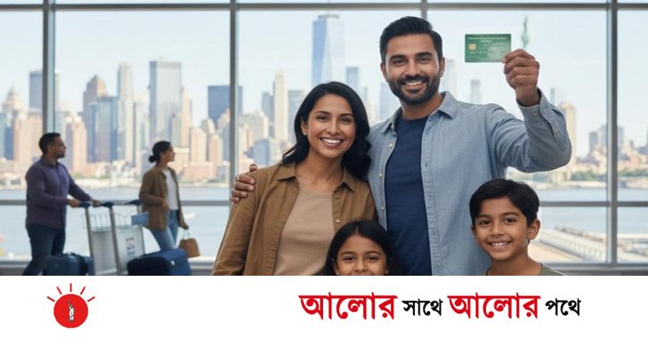 আমেরিকায় পরিবারভিত্তিক গ্রিন কার্ড প্রক্রিয়ায় বাংলাদেশিদের জন্য স্বস্তির খবর