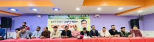 নর্থ বেঙ্গল ফাউন্ডেশনের ফরহাদ হোসেন আজাদকে সংবর্ধনা প্রদান