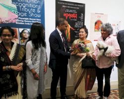 ৩৪ বছরের নাট্যর্চ্চার স্মারক প্রদর্শনী ও লালজমিনের মঞ্চায়ন