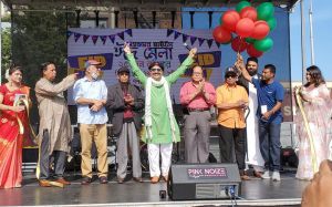 জ্যাকসন হাইটস্ ঈদ মেলায় গ্লোবাল পিস অ্যামব্যাসেডর ড. আবু জাফর মাহমুদ