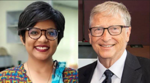অভিনন্দন সেঁজুতি সাহাকে বিল গেটসের