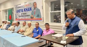 প্যাটারসন সিটির ২ নং ওয়ার্ডের কাউন্সিল নির্বাচনে প্রার্থী হিসেবে আহেয়া খান