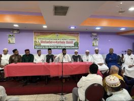 আহলে সুন্নাত ওয়াল জামাত ইউ এস এর উদ্যোগে আহলে বায়তে রাসূল সাল্লাল্লাহু আলাইহে ওয়াসাল্লাম স্মরণে পবিত্র শাহাদাতে কারবালা মাহফিল ২০২৩ অনুষ্টিত