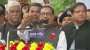 কাঁদতে কাঁদতে চোখের পানি শেষ, কিন্তু মির্জা ফখরুল ৪৮ ঘণ্টায় খালেদার জন্য একটা আন্দোলন করতে পারলেন না- ওবায়দুল কাদের