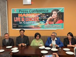 রোববার নিউইয়র্কের কুইন্সে ন্যান্সির লাইভ কনসার্ট