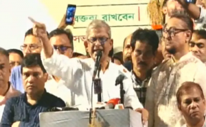 সরকার পতনের একদফা দাবিতে বিএনপির নতুন কর্মসূচী ঘোষণা