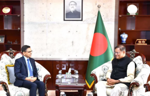 ভারতীয় হাইকমিশনারের সৌজন্য সাক্ষাৎ পররাষ্ট্রমন্ত্রীর সঙ্গে