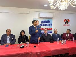 স্টেট অ্যাসেম্বলি সদস্য প্রার্থী হাইরাম মনসেরাতের জন্য ফান্ডরেইজিং