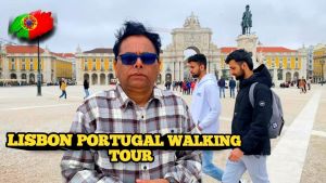 LISBON PORTUGAL WALKING TOUR:RUA AUGUSTA LISBON'S MOST FAMOUS STREET